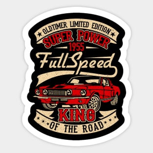 Oldtimer Limited Edition Full Speed King Road Gift Sticker